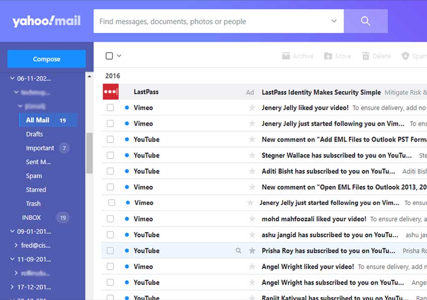 Login to your Yahoo Mail